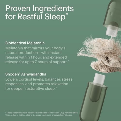 Seed PM-02 Sleep + Restore - Suplemento para Dormir para Mujeres y Hombres - Melatonina Bioidéntica y Ashwagandha - Vegano - 30 Cápsulas (Suministro - imagen 5