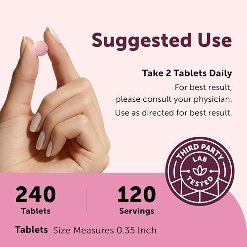 Vitaminas B12 Micro Ingredients 5,000 mcg | Methylcobalamina – 240 Tabletas Masticables | Sabor Natural a Fresa, Vegano, Sin OGM, Sin Gluten - imagen 4