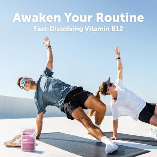 Vitaminas B12 Micro Ingredients 5,000 mcg | Methylcobalamina – 240 Tabletas Masticables | Sabor Natural a Fresa, Vegano, Sin OGM, Sin Gluten - imagen 5