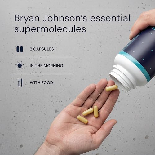 Cápsulas Esenciales Blueprint Bryan Johnson - Multivitamínico/Mineral Diario para Hombres y Mujeres - Suplemento Antioxidante con Calcio, Vitamina - imagen 7