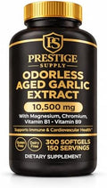 Prestige Supply Extracto de Ajo Aged 2026, Suplementos de Ajo Sin Olor con Magnesio, Cromo, B1 y B9, Apoya la Salud Inmunológica y Función Cardíaca | - imagen 1