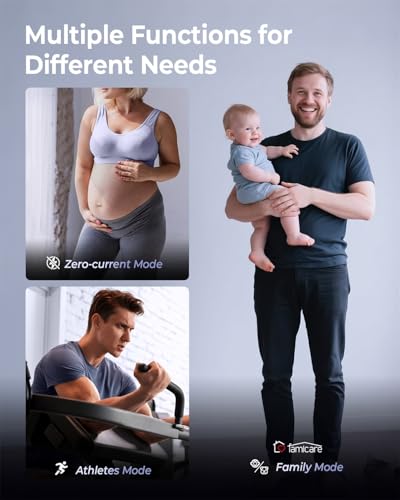 Báscula Profesional Inteligente Ovutek para Peso Corporal, IMC, Grasa Corporal, Masa Muscular, Alta Precisión, Pantalla Grande, Sincroniza con App de - imagen 6