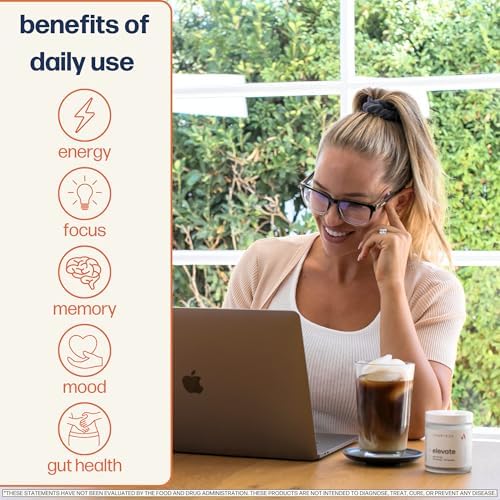 Suplemento Nootrópico Avantera Elevate Premium - Mejora la Concentración y Memoria - Energía Sin Caída - 56 Cápsulas para Hombres y Mujeres - imagen 2