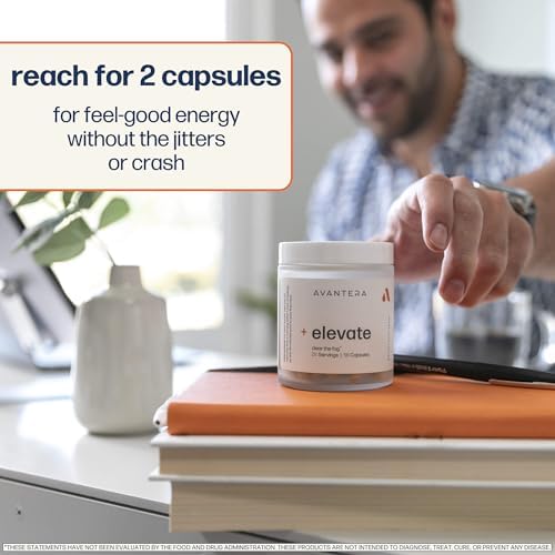 Suplemento Nootrópico Avantera Elevate Premium - Mejora la Concentración y Memoria - Energía Sin Caída - 56 Cápsulas para Hombres y Mujeres - imagen 4