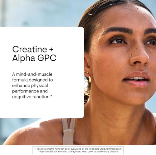 THORNE - Creatina + Alpha GPC - Polvo de Creatina Monohidratada Micronizada - Apoyo para Músculos y Función Cognitiva - Sandía Limón - Certificado - imagen 3