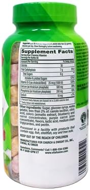 Gomitas VitaFusion de Calcio 500 mg, Suplemento Dietético, Sabores Frutales y de Crema - 100 piezas, Paquete de 2 - imagen 5