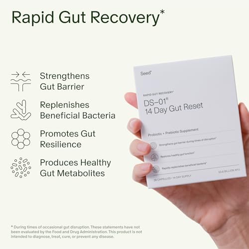 Seed 14 Días de Reinicio Intestinal - Prebiótico y Probiótico para Hombres y Mujeres - Salud Digestiva, Recuperación Rápida, Alivio de Inflamación y - imagen 2