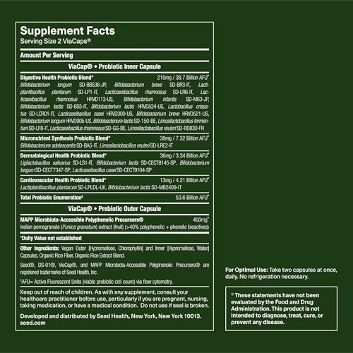 Seed 14 Días de Reinicio Intestinal - Prebiótico y Probiótico para Hombres y Mujeres - Salud Digestiva, Recuperación Rápida, Alivio de Inflamación y - imagen 7