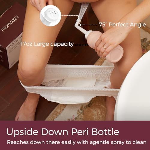 Kit Esencial para Recuperación Postparto Momcozy, Incluye Ropa Interior Desechable, Almohadillas para Pezones, Botella Peri y Más - imagen 6