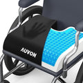 Cojín de Silla de Ruedas AUVON de Gel, Alivia Ciática, Espalda, Coccix, Úlceras y Lesiones por Presión, Cojín Ergonómico con Tela Impermeable y Funda - imagen 1