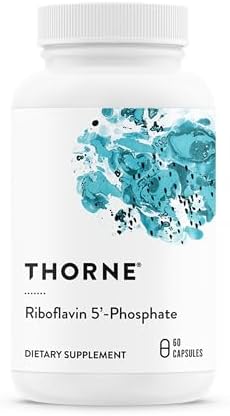 THORNE - Riboflavina 5'-Fosfato - Suplemento Bioactivo de Vitamina B2 para Soporte de Metilación - 60 Cápsulas Sin Gluten, Lácteos ni Soja - imagen 1