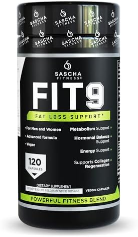Píldoras para Pérdida de Grasa Sascha Fitness | Soporte de Colágeno | Balance de Líquidos | Ingredientes FIT9: 7Keto, Uva Ursi, Gotu Kola, - imagen 1