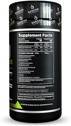 Píldoras para Pérdida de Grasa Sascha Fitness | Soporte de Colágeno | Balance de Líquidos | Ingredientes FIT9: 7Keto, Uva Ursi, Gotu Kola, - imagen 2
