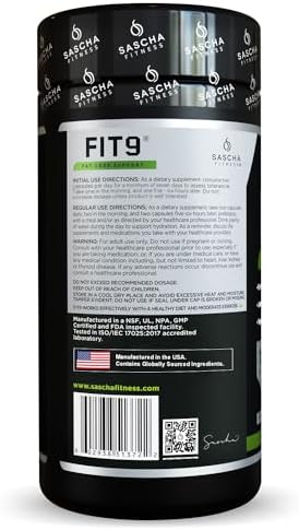 Píldoras para Pérdida de Grasa Sascha Fitness | Soporte de Colágeno | Balance de Líquidos | Ingredientes FIT9: 7Keto, Uva Ursi, Gotu Kola, - imagen 3