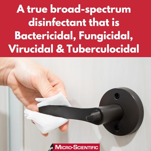 Toallitas Desinfectantes Micro-Scientific Opti-Cide Max (Paquete de 2) - 320 Toallitas - Limpiador Desinfectante Registrado por la EPA de Grado - imagen 4