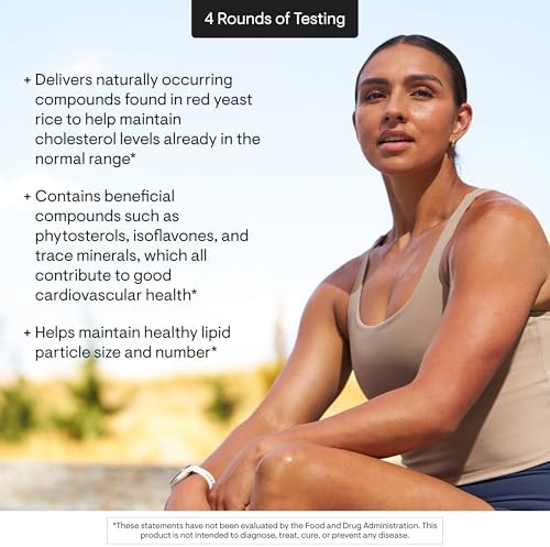 THORNE - Arroz Rojo de Levadura - Apoya Niveles de Colesterol Saludables, Salud Cardiaca y Presión Arterial - Certificado por Terceros - Sin Gluten, - imagen 6