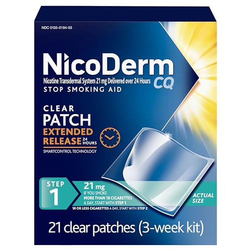 Parches de Nicotina NicoDerm CQ 21 mg, Paso 1 - 21 Piezas con Programa de Apoyo - imagen 2