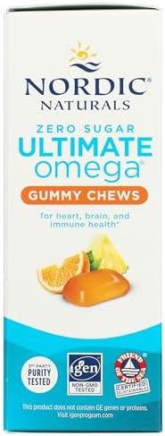Gomitas Nordic Naturals Zero Azúcar Ultimate Omega - Frutas Tropicales - 54 Gomitas - No GMO - Bienestar Óptimo - 27 Porciones - imagen 4