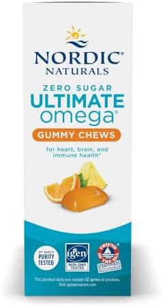 Gomitas Nordic Naturals Zero Azúcar Ultimate Omega - Frutas Tropicales - 54 Gomitas - No GMO - Bienestar Óptimo - 27 Porciones - imagen 7
