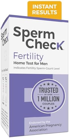 SpermCheck Fertility Prueba de Conteo de Espermatozoides para Hombres, Test de Espermatozoides en Casa, Resultados Fáciles de Leer, Más del 98% de - imagen 1
