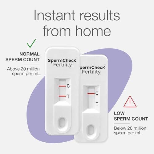 SpermCheck Fertility Prueba de Conteo de Espermatozoides para Hombres, Test de Espermatozoides en Casa, Resultados Fáciles de Leer, Más del 98% de - imagen 2