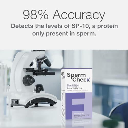 SpermCheck Fertility Prueba de Conteo de Espermatozoides para Hombres, Test de Espermatozoides en Casa, Resultados Fáciles de Leer, Más del 98% de - imagen 4