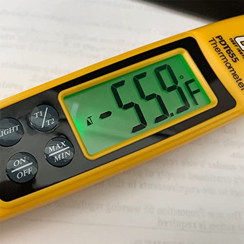 Termómetro Digital de Bolsillo UEi PDT655 para Temperatura Diferencial, con Pantalla Retroiluminada y Soporte Magnético, Mide de -58 a 572°F - imagen 2