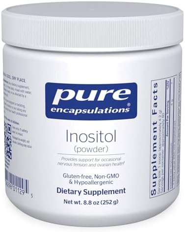 Pure Encapsulations Inositol en Polvo - Suplemento para Energía, Sistema Nervioso y Función Ovárica - con Mio-Inositol - 8.8 Onzas - imagen 1