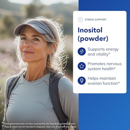 Pure Encapsulations Inositol en Polvo - Suplemento para Energía, Sistema Nervioso y Función Ovárica - con Mio-Inositol - 8.8 Onzas - imagen 3