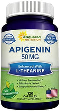 Suplemento de Apigenina aSquared Nutrition 50mg y L-Teanina 200mg - 120 Cápsulas - Pastillas para Dormir y Relajarse - Extracto Natural de - imagen 1