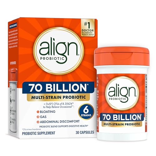 Align Probiotic, 70 Mil millones CFU, Mezcla de 6 Cepas, Probióticos para Hombres y Mujeres, Salud Digestiva, Alivio de Inflamación y Gas, 30 Cápsulas - imagen 4