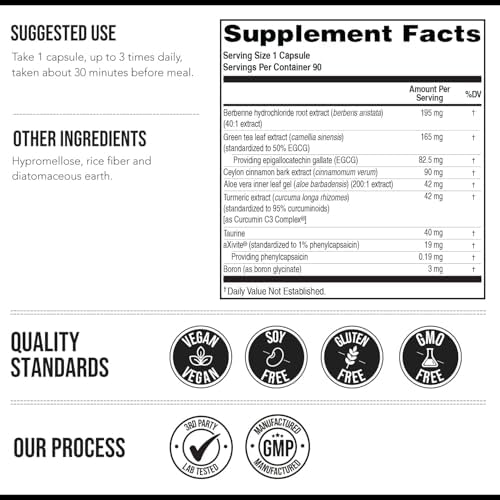 GLP-Activate | Suplemento para Apoyo al Hambre y Metabolismo - Fórmula Especializada para Soporte de Vías GLP-1 - 1 Cápsula Diaria (90 Porciones) - imagen 7