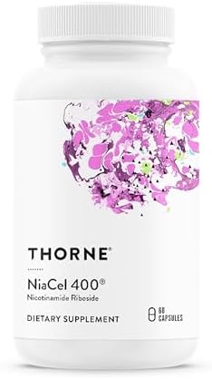 THORNE - NiaCel 400 - Suplemento de NAD - Ribósido de Nicotinamida - Apoya el Envejecimiento Saludable y la Energía Celular - 60 Cápsulas Veganas y - imagen 1