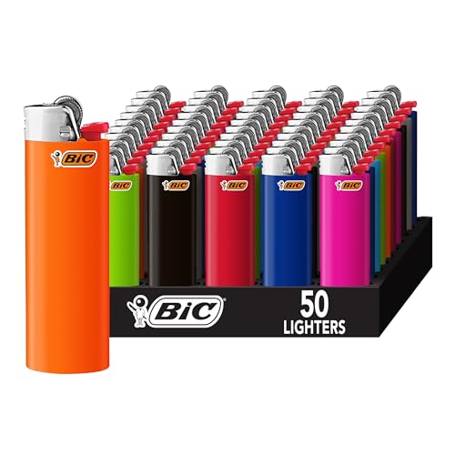 Encendedor BIC Clásico, Colores Variados, Caja de 50 Piezas, Hasta 2x la Luz (Los Colores Pueden Variar) - imagen 2