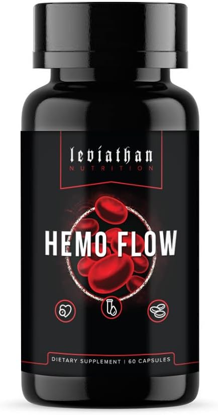 Leviathan Nutrition Hemo Flow | Suplemento con Nattokinasa para Aumentar Óxido Nítrico - imagen 1