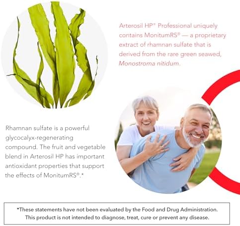 Calroy Health Sciences Arterosil HP Profesional - Soporte para el Glucocálix Endotelial - Salud Cardiaca y Arterial - Soporte a la Circulación - - imagen 3