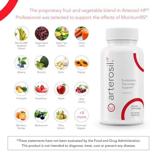 Calroy Health Sciences Arterosil HP Profesional - Soporte para el Glucocálix Endotelial - Salud Cardiaca y Arterial - Soporte a la Circulación - - imagen 4