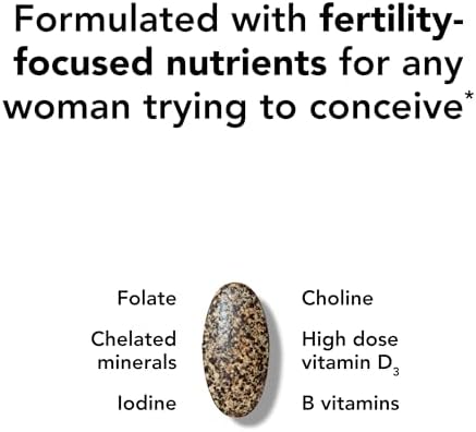 Suplemento vitamínico Theralogix TheraNatal Core para preconcepción - Suministro de 90 días - Vitaminas prenatales y suplemento de fertilidad para - imagen 5