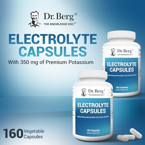 Cápsulas de Electrolitos Dr. Berg - Suplemento para Energía, Resistencia e Hidratación - Sin Azúcar, Sin Maltodextrina, Amigable con Keto - 160 Caps - imagen 4