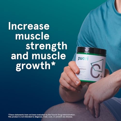 Puori Creatina Monohidratada en Polvo con Taurina - Suplemento Pre-Entreno Sin Sabor para Hombres y Mujeres - Aumenta Masa Muscular y Rendimiento - - imagen 7