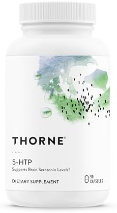 THORNE - 5-HTP con Vitamina B6 - Suplemento para el Sueño y Manejo del Estrés - 90 Cápsulas Sin Gluten, Lácteos ni Soja - imagen 1