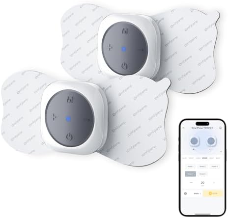 Máquina TENS Inalámbrica Comfytemp para Alivio del Dolor, Estimulador Muscular FSA Elegible con 2 Juegos, 30 Modos, Dispositivo TENS Recargable con - imagen 1