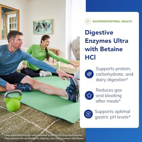Pure Encapsulations Enzimas Digestivas Ultra con Betaína HCl - Suplemento Vegetariano para Apoyar la Digestión de Proteínas, Carbohidratos, Fibras y - imagen 3