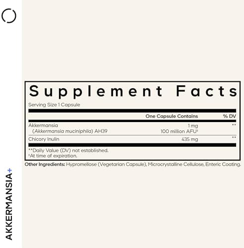 Suplemento Probiótico Codeage Akkermansia Muciniphila - Suministro de 3 Meses - 90 Cápsulas de Inulina de Achicoria - 100 Millones AFUs - Sin Gluten - imagen 2