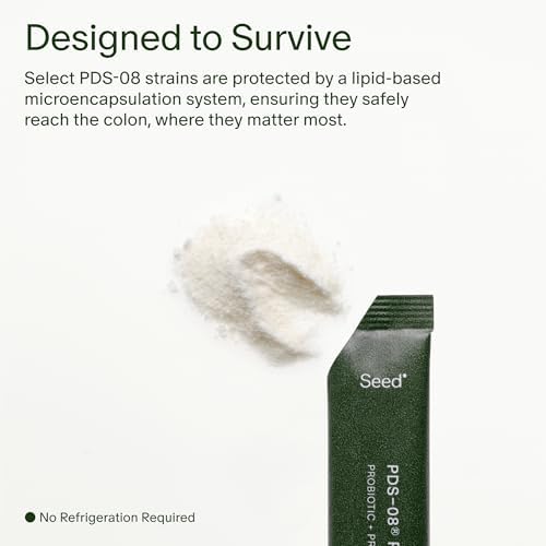 Seed PDS-08 Synbiótico Pediátrico Diario - Prebiótico y Probiótico a Base de Fibra para Niños - Salud Digestiva y Alivio del Estreñimiento - 30 - imagen 7