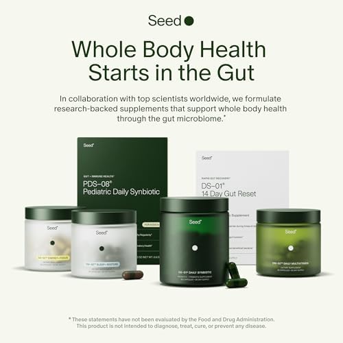 Seed PDS-08 Synbiótico Pediátrico Diario - Prebiótico y Probiótico a Base de Fibra para Niños - Salud Digestiva y Alivio del Estreñimiento - 30 - imagen 8