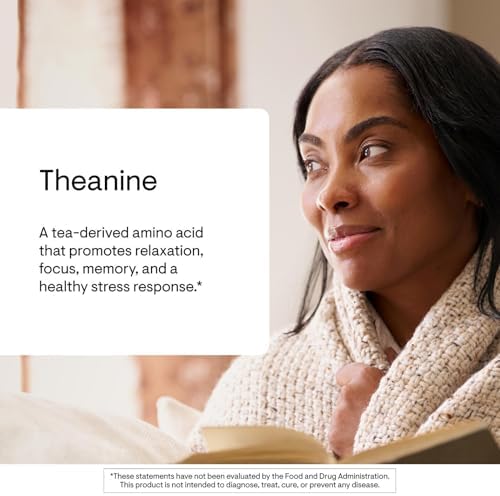 THORNE - L-Theanina 200 mg - Apoya la Respuesta al Estrés, Relajación, Concentración, Memoria y Estado de Ánimo Positivo - Aumenta la Producción de - imagen 3