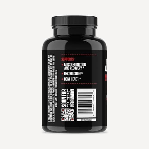 Suplemento de Complejo de Magnesio Jocko Fuel - Cápsulas de Glicinato, Citrato y Taurato de Magnesio para Recuperación Muscular, Relajación, Soporte - imagen 5