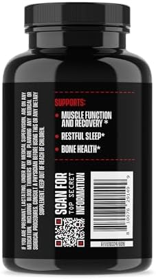 Suplemento de Complejo de Magnesio Jocko Fuel - Cápsulas de Glicinato, Citrato y Taurato de Magnesio para Recuperación Muscular, Relajación, Soporte - imagen 8
