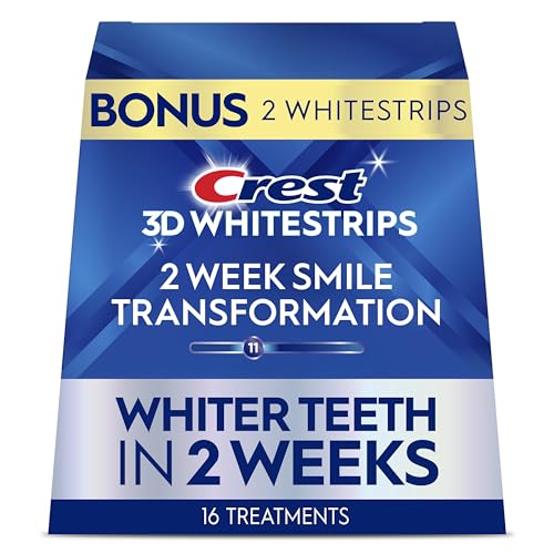 Crest 3D Whitestrips Glamorous White, Kit de Blanqueamiento Dental, 32 Tiras (Paquete de 16) - Tiras Blanqueadoras Crest, Empaque Puede Variar - imagen 3